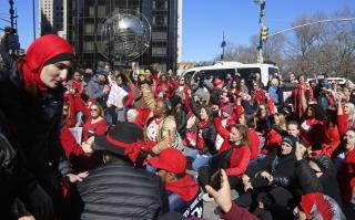 Women Go on Strike for 'Day Without a Woman'