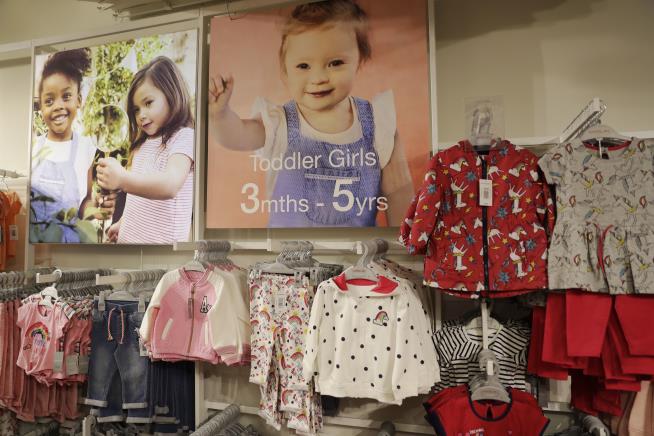 Toddler With Down Syndrome Models for British Retailer