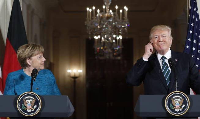 Trump Says He and Merkel Have Wiretapping 'in Common'