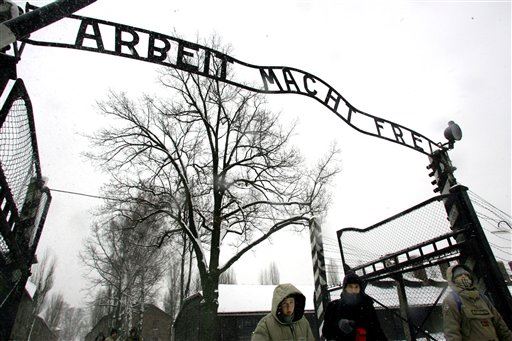 Naked Protesters Kill Sheep at Auschwitz