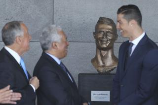 Soccer Star Cristiano Ronaldo Gets a Terrifying Tribute