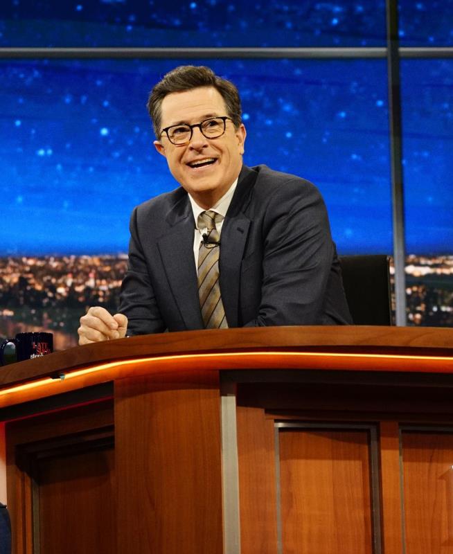 Colbert Hits Back at Trump After 'No-Talent' Remark