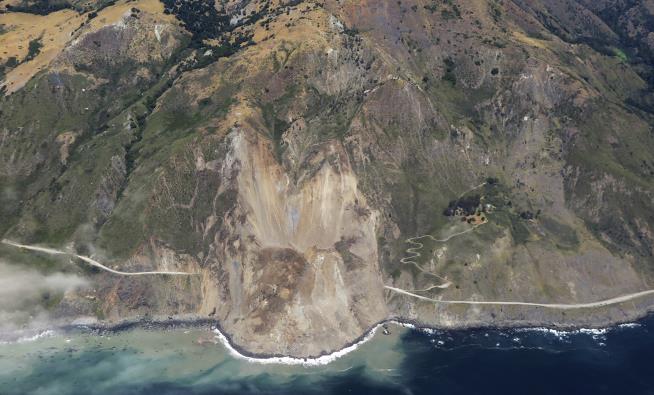 Massive Landslide Buries Iconic California Highway
