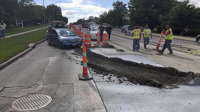 Driver Makes $10K Mistake in Newly Poured Concrete