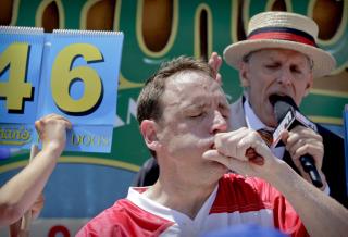 Joey Chestnut Sets New World Record for Hot Dog Eating
