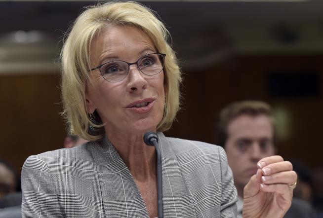DeVos Sued by AGs for Delay of Rules to Protect Students