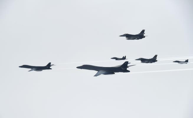 US Bombers Fly Over Korean Peninsula