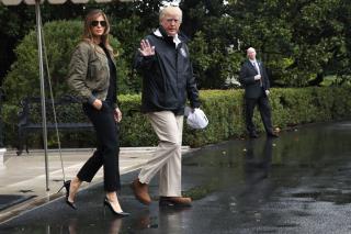 Melania Trump's Shoes Set Off Hubbub