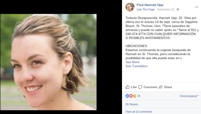 Teacher Disappeared Between Hurricanes. She May Not Know It