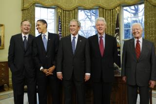 All 5 Living Ex-Presidents Will Gather for Charity Concert