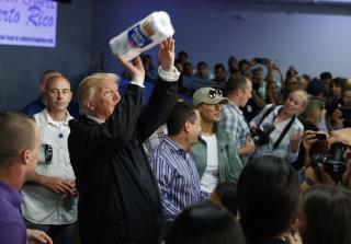 Trump Defends Throwing 'Very Good Towels' to Puerto Ricans