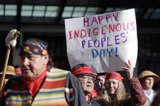 Trump Doesn't Mention Native Americans on Columbus Day