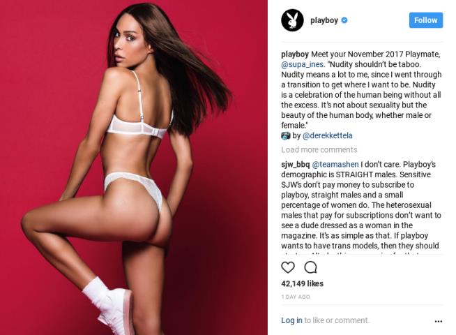 French Model Is Playboy 's 1st Transgender Playmate