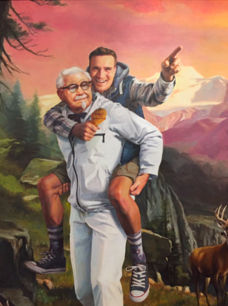 Guy Discovers KFC Secret, Receives Special KFC Painting