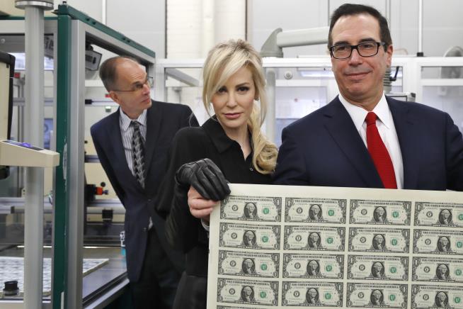 Mnuchin, Wife Mocked After Posing With Money