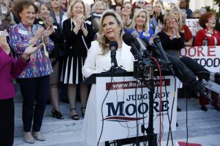 Roy Moore's Wife Defiantly Defends Husband