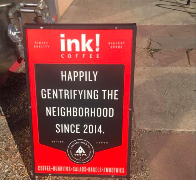 Coffeehouse's Sidewalk Sign Draws Cries of 'White Privilege'
