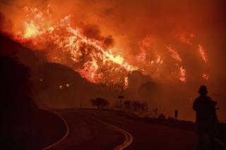 Firefighter Dies Battling Huge California Blaze
