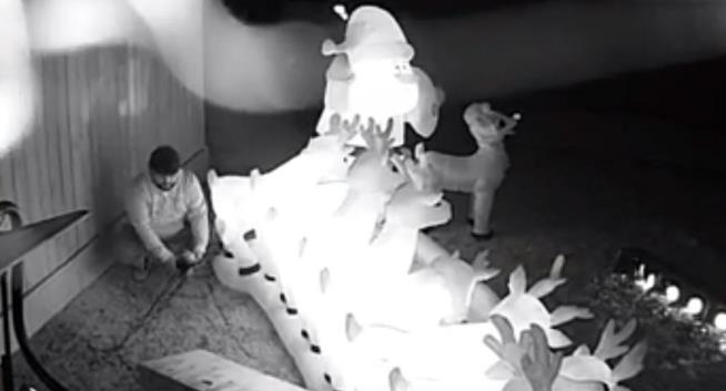 Homeowner Gets Creative Revenge on a Real-Life Grinch