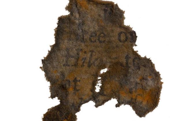 300-Year-Old Reading Material Found in Blackbeard's Cannon