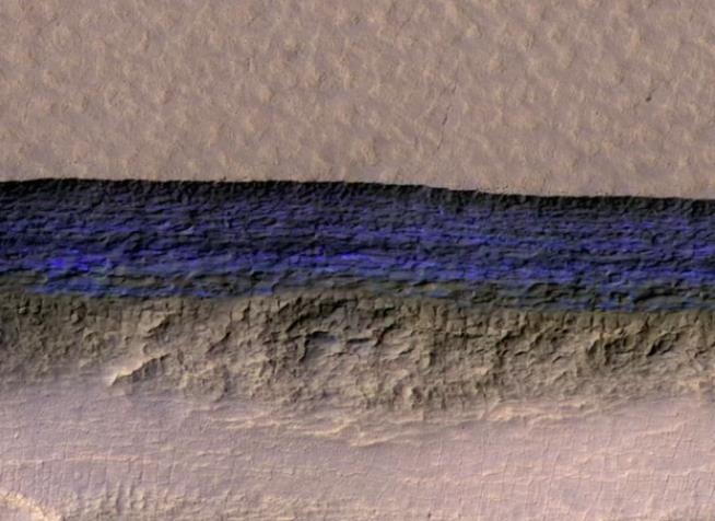 Huge Glaciers Found Hiding Beneath Mars Surface