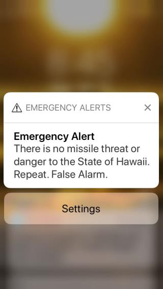 Hawaii Explains How False Missile Alert Happened