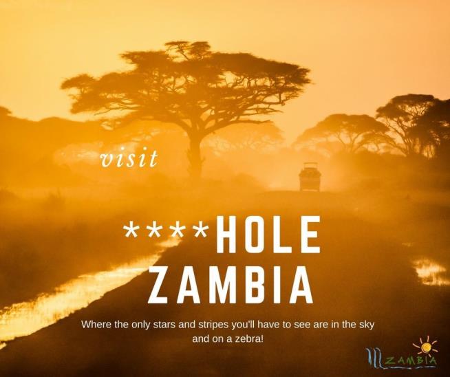 Zambian Tourism Ad Uses Trump Controversy