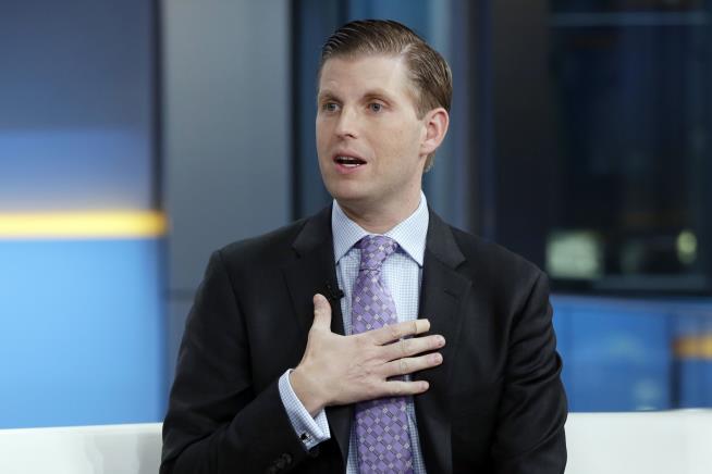 Eric Trump: My Dad Sees 'One Color, Green'
