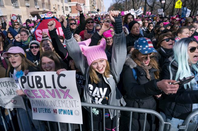 Trump Tweets About Women's Marches as 1,000s Hit Streets