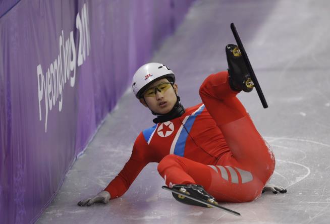 North Korean Skater's Race Does Not Go Well