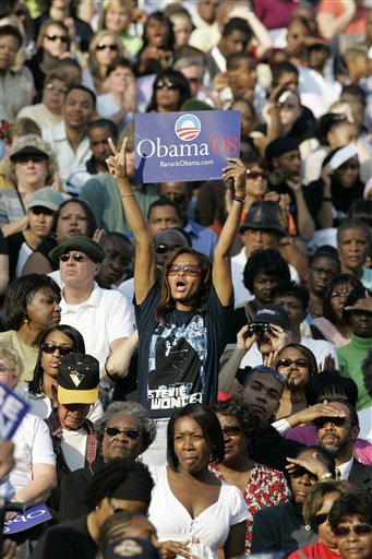 Obama Planning Huge Convention Rally