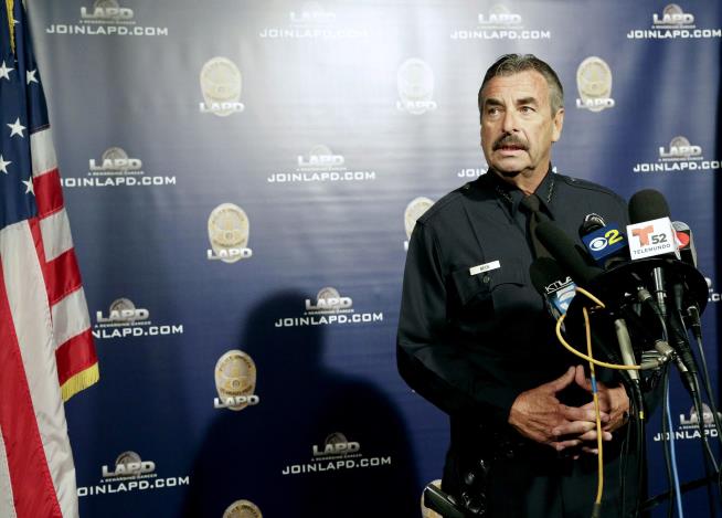 Woman's Ashes Reportedly Thrown at LAPD Chief