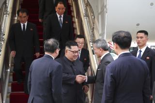 Kim Jong Un Is on the Ground in Singapore