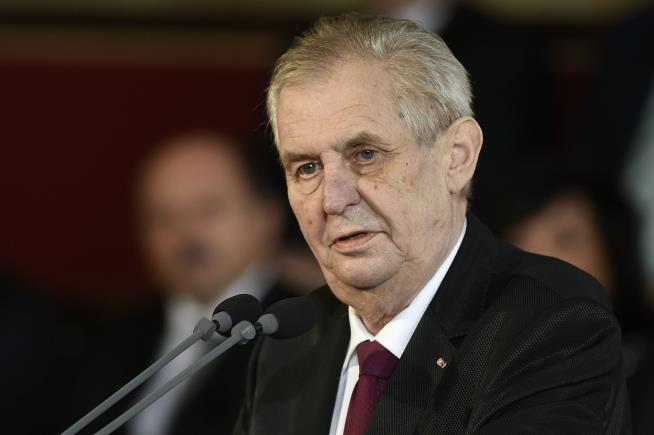 Czech President Burns Undies, Calls Reporters 'Little Idiots'