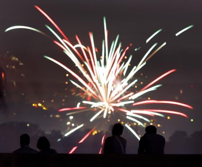 Amid Firework Booms, 'an Ungodly Sound'