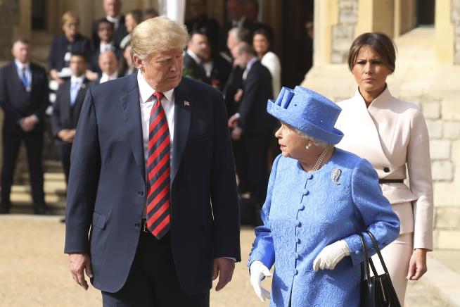 Trump's Royal Misstep Causes Social Media Uproar
