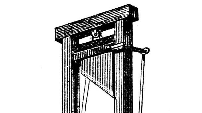 A Guillotine That Beheaded No One Stirs Up Controversy