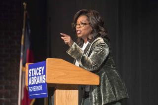 Oprah Is Going Door-to-Door in Contentious Georgia Race