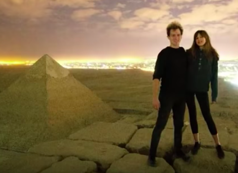 Nudist Couple Of The Day - Viral Vid Uploaded by Danish Photographer Andreas Hvid Seems to Show Couple  Getting Busy Atop Egypt's Great Pyramid of Giza