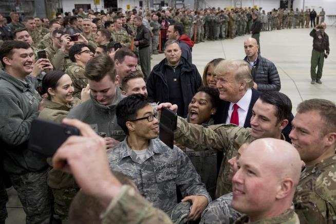 Trump Greets US Troops in Germany