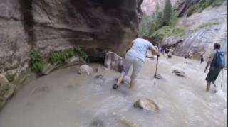 Man Gets Stuck in Quicksand at Zion. Then Real Ordeal Begins
