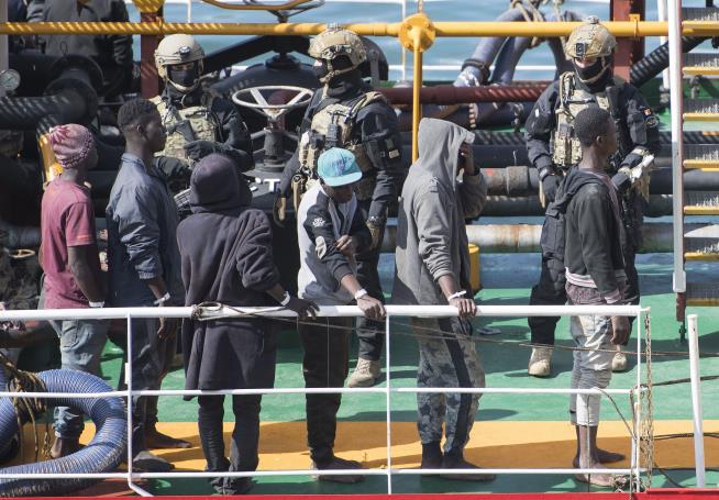 Rescued Migrants Hijack Ship