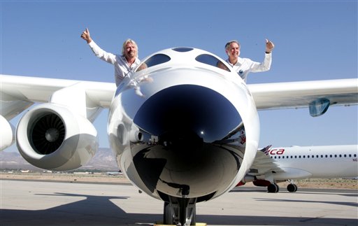 Branson Rolls Out Space Plane