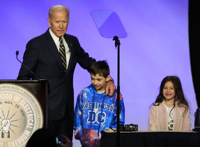 Biden Jokes About Hugging Controversy