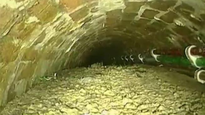 London's Fatberg Topped by Whale-Sized 'Concreteberg'