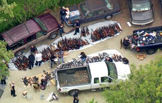 Huge Cache of Guns Seized From LA Mansion