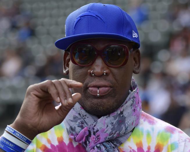 Dennis Rodman Accused of Stealing From Yoga Store