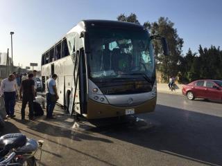 Explosion Rocks Tourist Bus Near Giza Pyramids