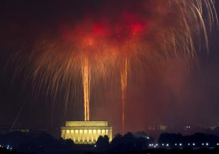 On Fourth of July, Trump Will Be Front and Center