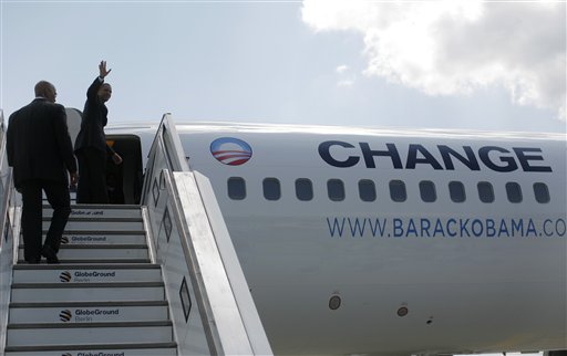 Obama Lives Large on Decadent Jet